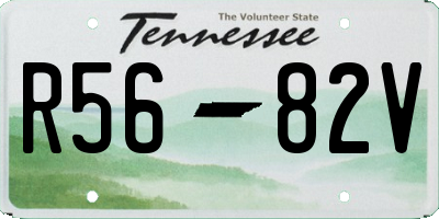 TN license plate R5682V