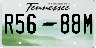 TN license plate R5688M
