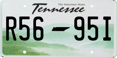 TN license plate R5695I