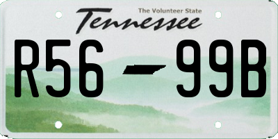 TN license plate R5699B