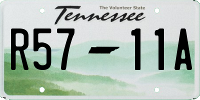 TN license plate R5711A