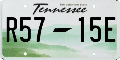 TN license plate R5715E