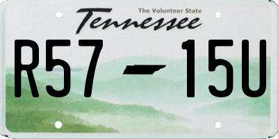 TN license plate R5715U