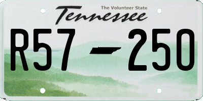 TN license plate R5725O