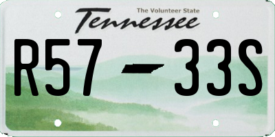 TN license plate R5733S