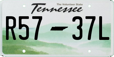 TN license plate R5737L