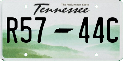 TN license plate R5744C
