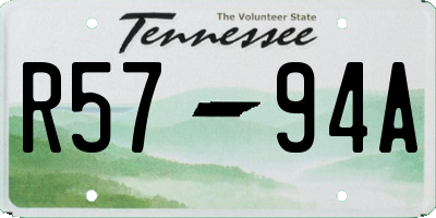 TN license plate R5794A