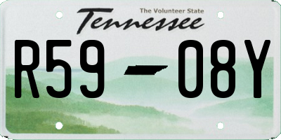 TN license plate R5908Y