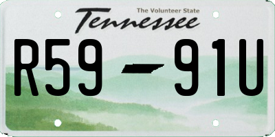 TN license plate R5991U