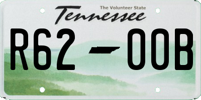 TN license plate R6200B