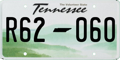 TN license plate R6206O
