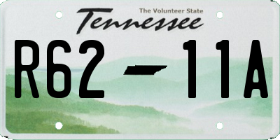 TN license plate R6211A