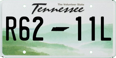 TN license plate R6211L