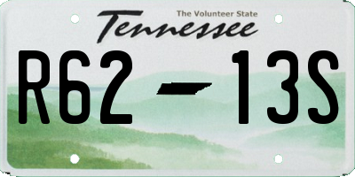 TN license plate R6213S