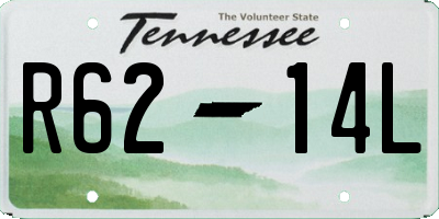 TN license plate R6214L