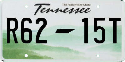 TN license plate R6215T