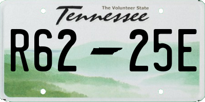 TN license plate R6225E