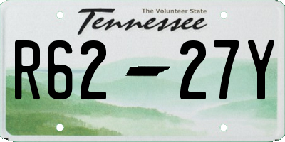 TN license plate R6227Y