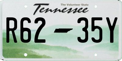TN license plate R6235Y