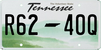 TN license plate R6240Q