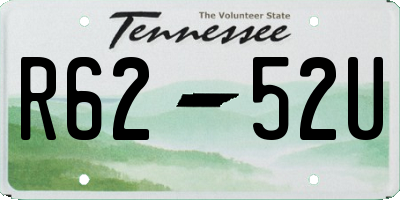 TN license plate R6252U