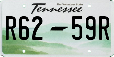 TN license plate R6259R