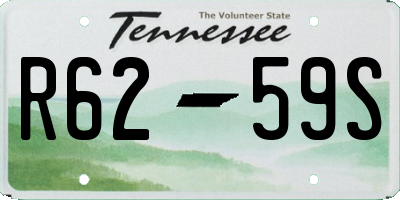 TN license plate R6259S