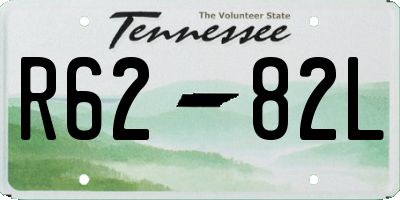 TN license plate R6282L