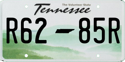 TN license plate R6285R