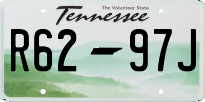 TN license plate R6297J