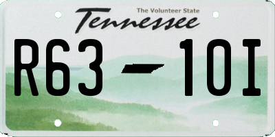 TN license plate R6310I