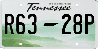 TN license plate R6328P