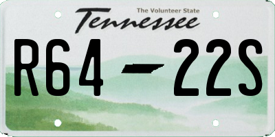 TN license plate R6422S