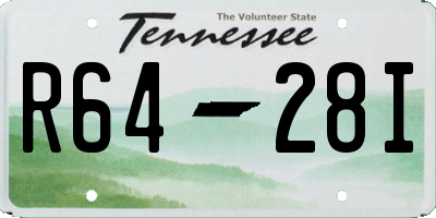 TN license plate R6428I