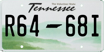 TN license plate R6468I