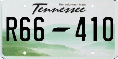 TN license plate R6641O