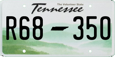 TN license plate R6835O