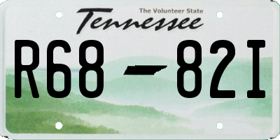 TN license plate R6882I