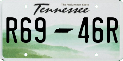 TN license plate R6946R