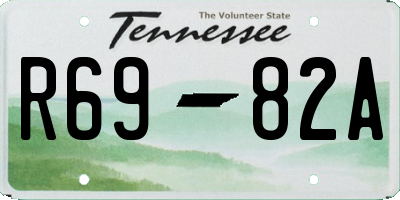 TN license plate R6982A