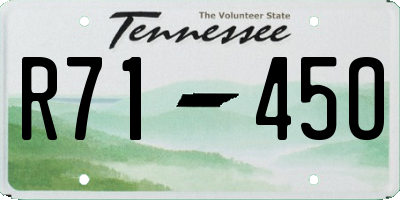 TN license plate R7145O