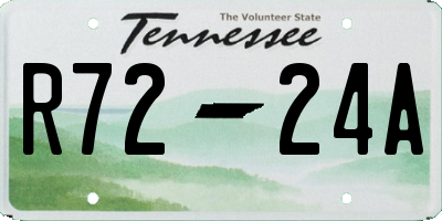 TN license plate R7224A