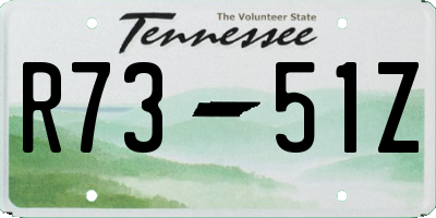 TN license plate R7351Z