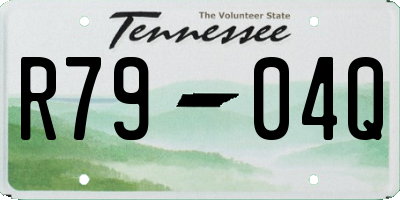 TN license plate R7904Q