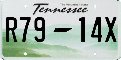 TN license plate R7914X