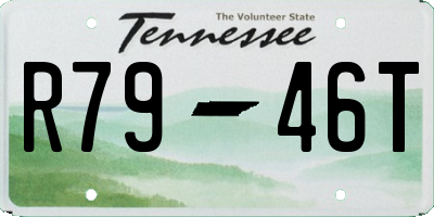TN license plate R7946T