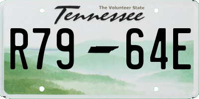 TN license plate R7964E