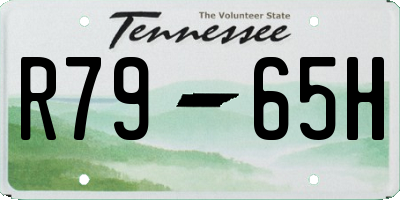 TN license plate R7965H