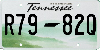 TN license plate R7982Q